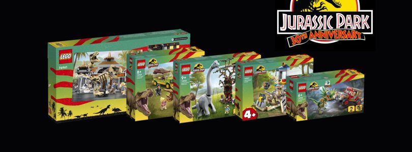 LEGO Jurassic Park sets announced for 30th anniversary (76957, 76958, 76959, 76960, 76961).
