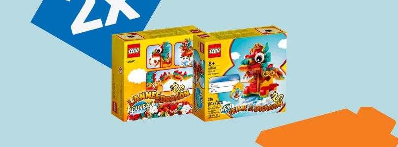 LEGO Insiders 2X (January 2024): double points and Year of the Dragon (40611) GWP